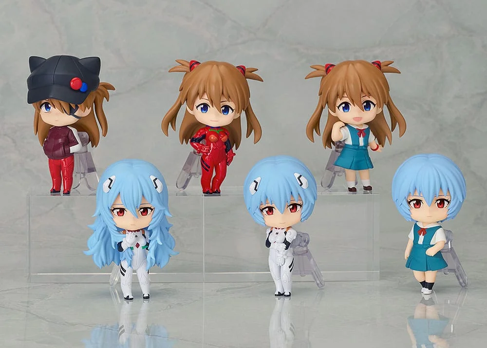 Rebuild of Evangelion Nendoroid Action Figure Surprise Collection Blind Box 7 cm - 1 Unidade Aleatória